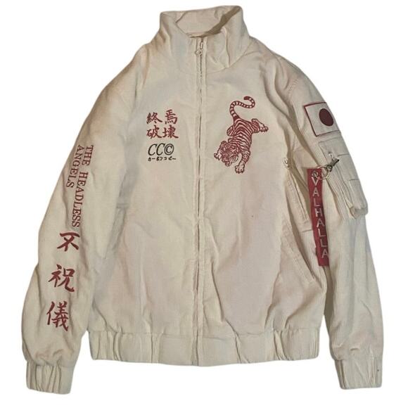 Japanese Brand CC Carbon Copy Corduroy Bomber Jacket - Picture 1 of 8